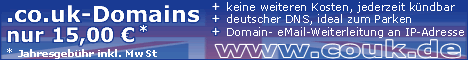 couk.de - Ihr Spezialist fr .co.uk-Domains